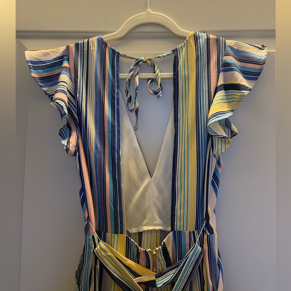 Striped Romper - Picture 2 of 3